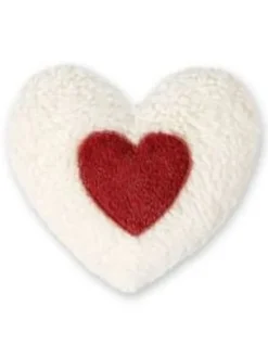 Kirschkern-Bio-Wärmekissen, rotes Herz, Made in Germany, Größe ca. 23 x 22 cm