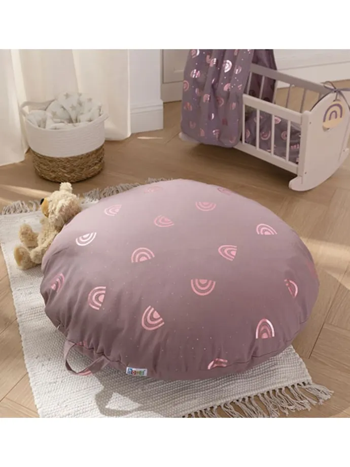 Kissen Bodenkissen Sitzkissen "rainbow" 80 cm incl. Füllung