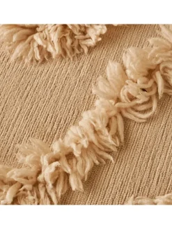 Kissen ''Nate'' in Beige - (L)43 x (B)43 cm