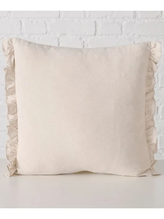 Kissen ''Padi'' in Beige - (L)43 x (B)43 cm