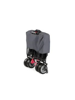 Klappbollerwagen Paxi dlx mit Bremse in Grau, 124 x 59 x 102 cm
