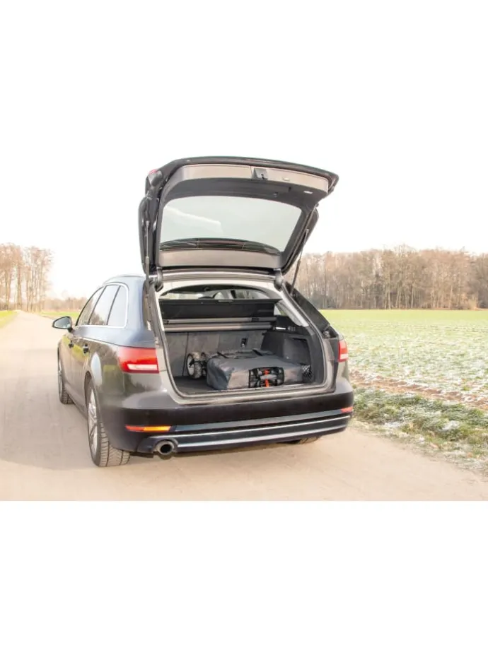 Klappbollerwagen Paxi in Grau, 124 x 59 x 102 cm