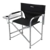 Klappstuhl in Schwarz/ Silber - (B)61 x (H)78 x (T)42 cm