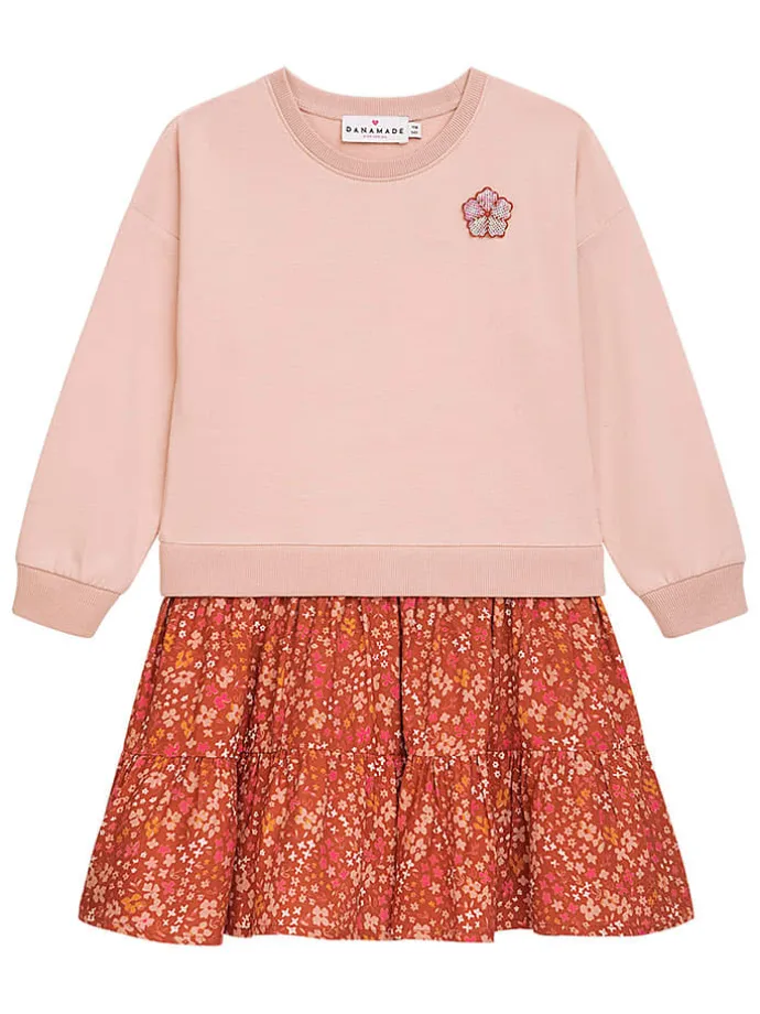 Kleid "Ceren" in Rosa/ Orange
