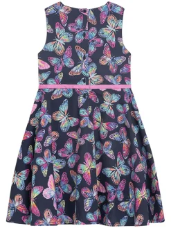 Kleid "Doceana" in Dunkelblau/ Rosa