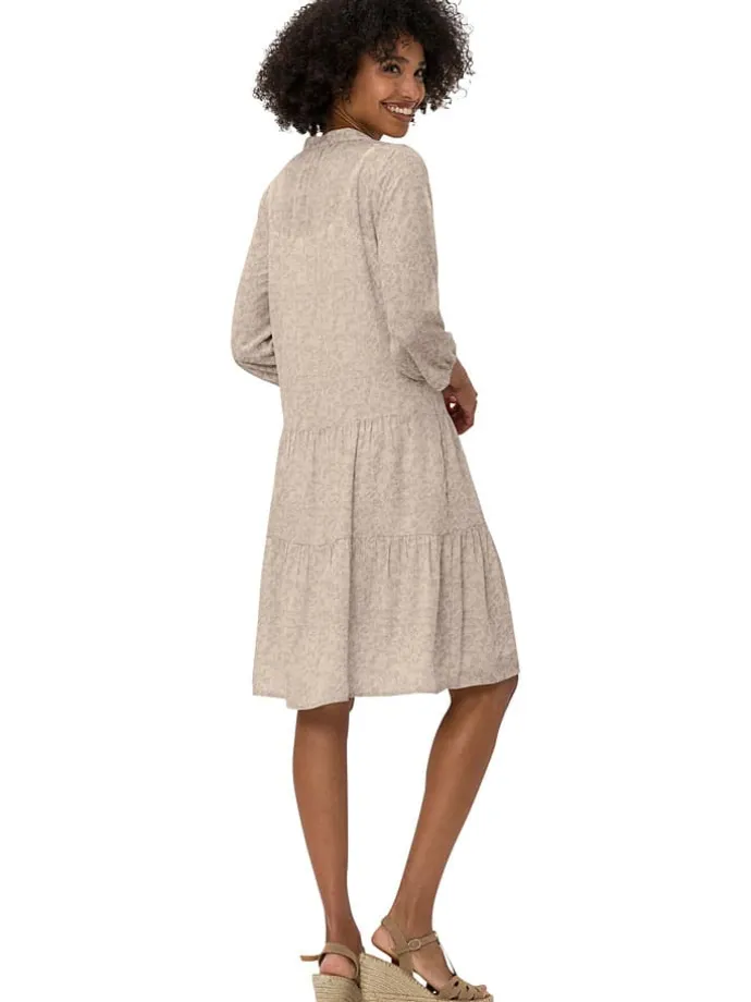 Kleid in Beige