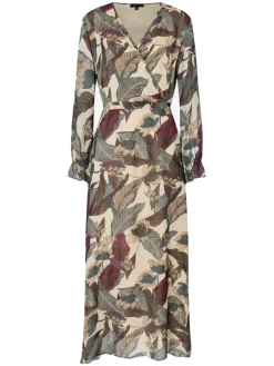 Kleid in Beige/ Grün