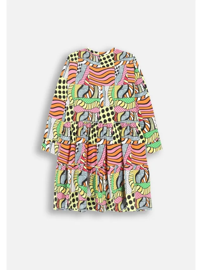 Kleid in bunt