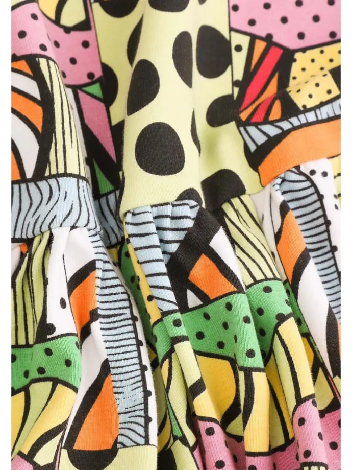Kleid in bunt