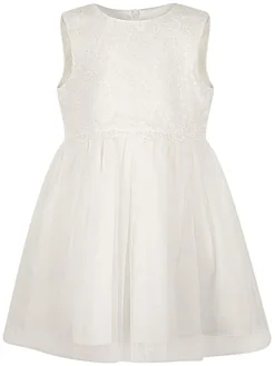 Kleid in Creme