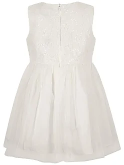 Kleid in Creme