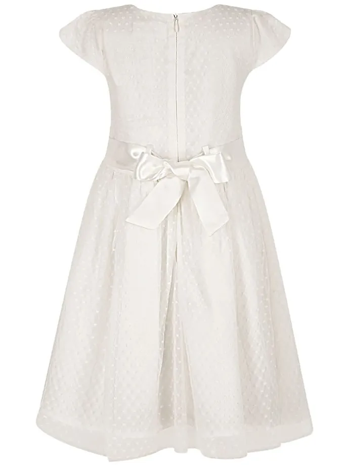 Kleid in Creme