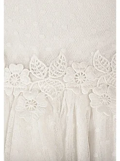 Kleid in Creme