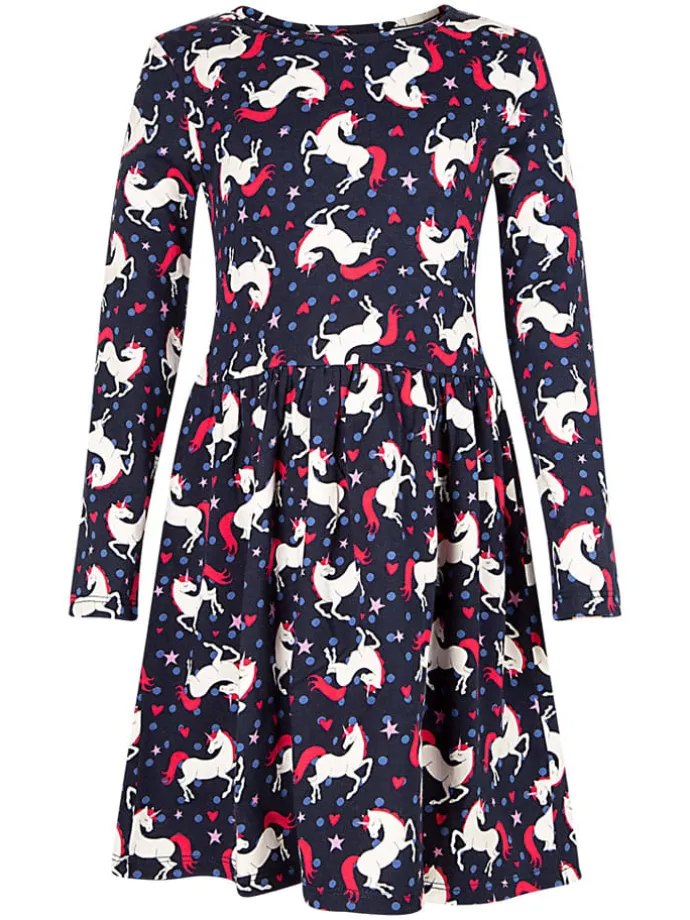 Kleid in Dunkelblau