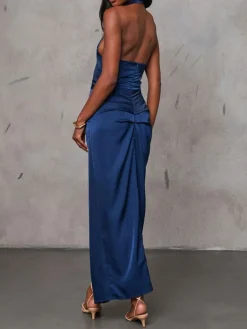 Kleid in Dunkelblau