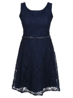 Kleid in Dunkelblau