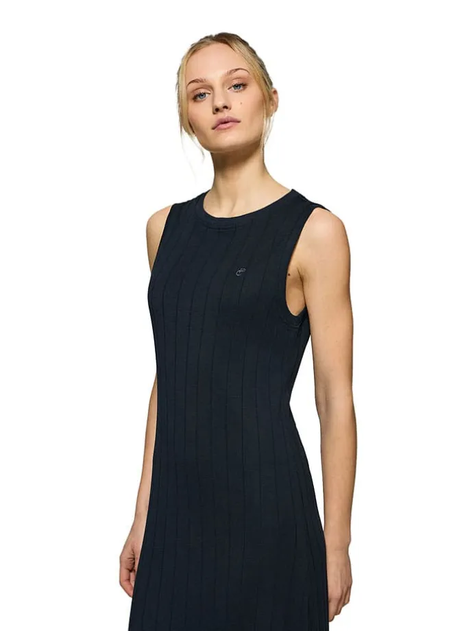 Kleid in Dunkelblau