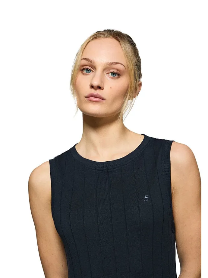 Kleid in Dunkelblau