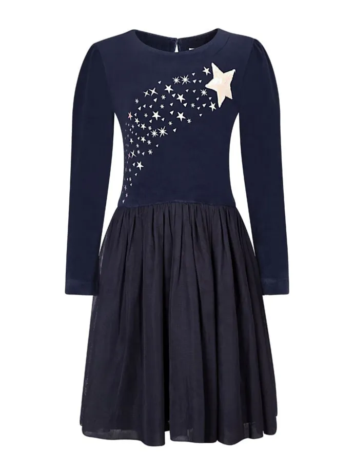 Kleid in Dunkelblau
