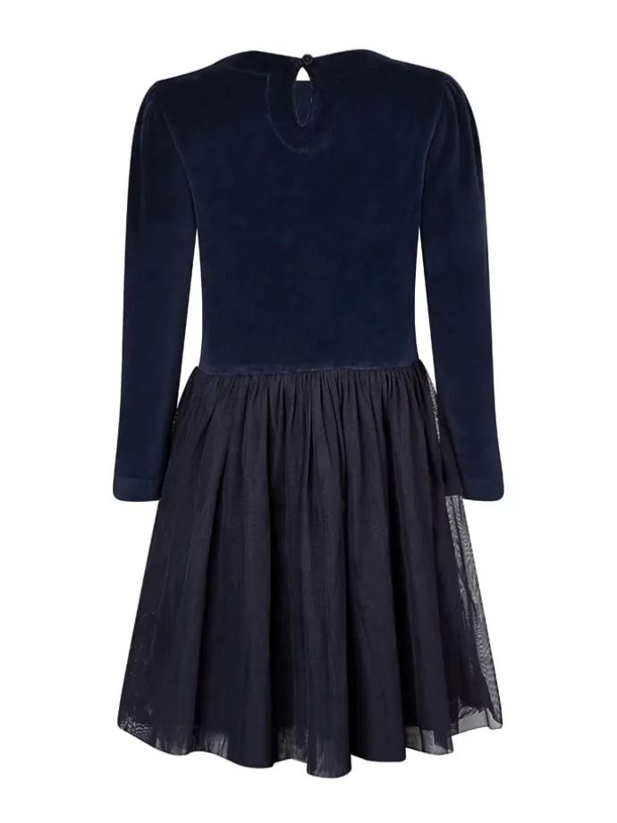 Kleid in Dunkelblau
