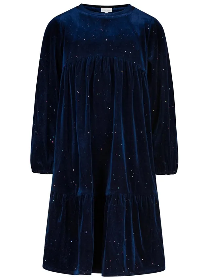 Kleid in Dunkelblau