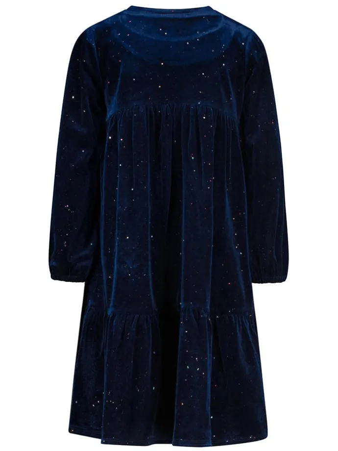 Kleid in Dunkelblau