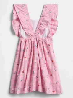 Kleid in Rosa/ Weiß