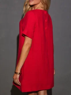 Kleid in Rot