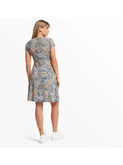 Kleid Padma Warp in Blau3032