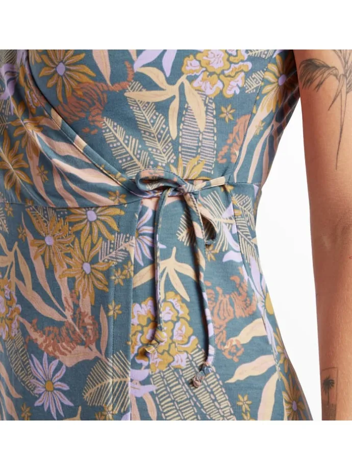 Kleid Padma Warp in Blau3032