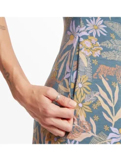 Kleid Padma Warp in Blau3032