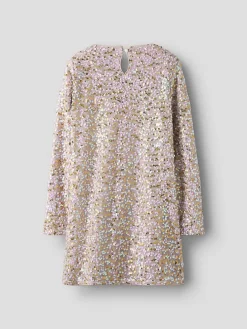 Kleid "Prullas" in Beige/ Gold/ Rosa