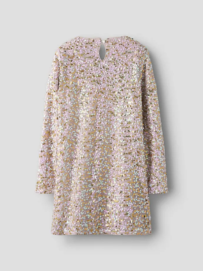 Kleid "Prullas" in Beige/ Gold/ Rosa