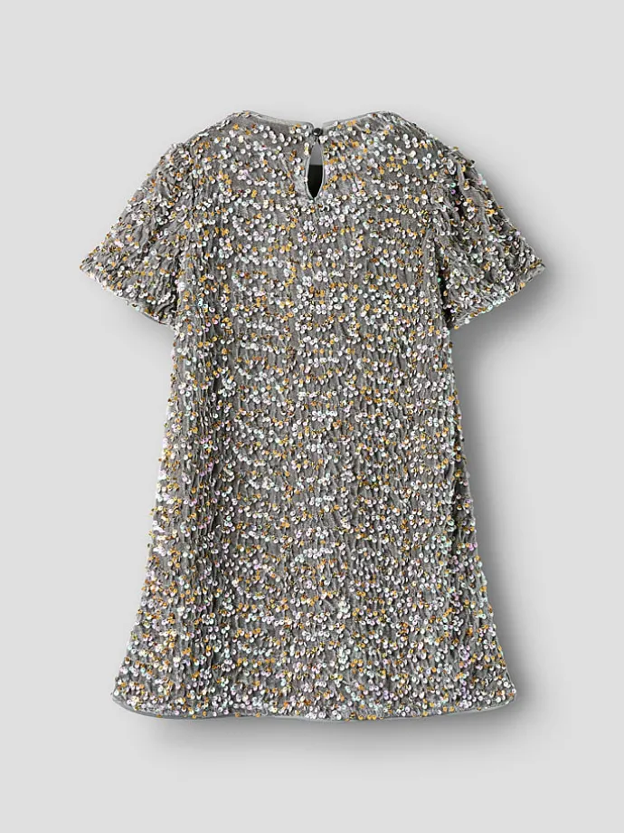 Kleid "Prunica" in Beige/ Silber/ Gold
