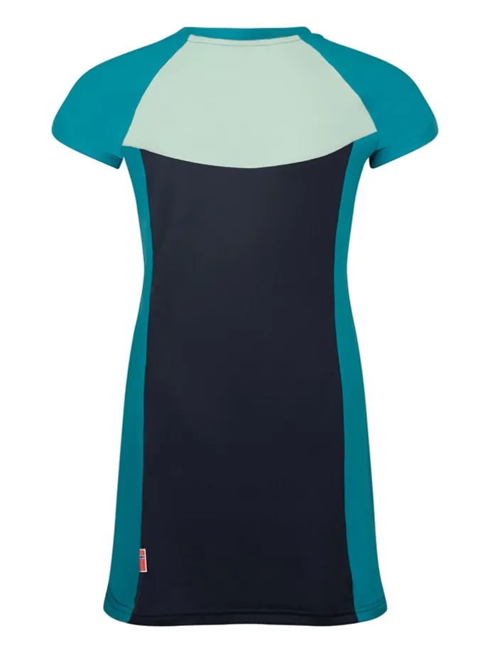 Kleid "Senja" in Blau/ Schwarz