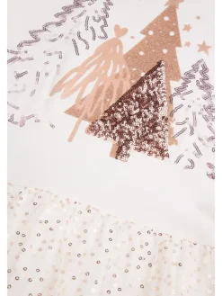 Kleid Xmas in ecru