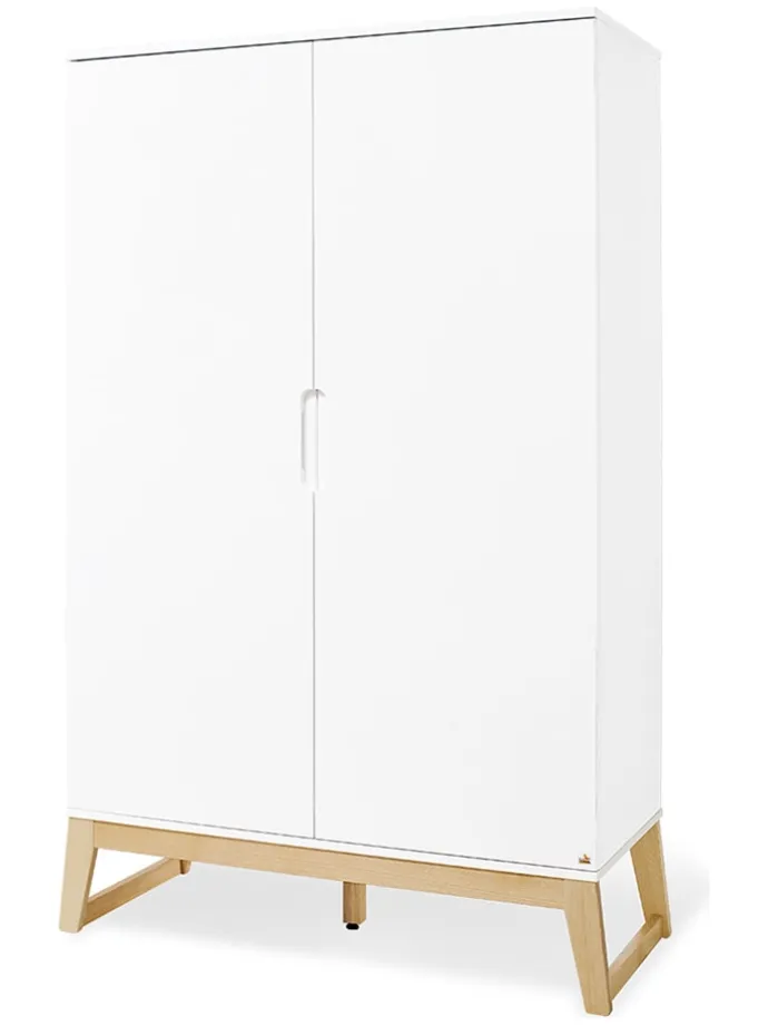 Kleiderschrank "Bridge" in Weiß - (B)120 x (H)187 x (T)52 cm