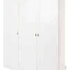 Kleiderschrank "Laura" in Weiß - (B)135 x (H)191 x (T)54 cm