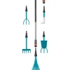 Kleingeräte-Verlängerungsstiel "Combisystem" in Hellblau/ Grau - (L)78 cm