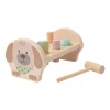 Klopfbank HUND Lucky in bunt