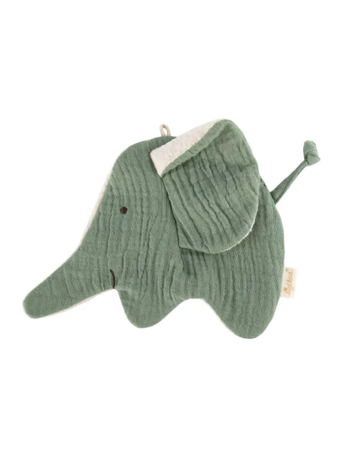 Knistertuch Elefant Knistertücher in grün