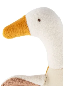 Knistertuch Gans sigibaby in Cremeweiß/Braun