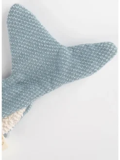 Knistertuch Wal Knistertücher in blau