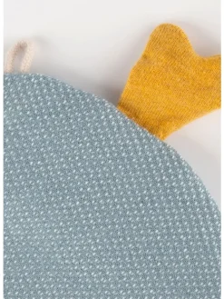 Knistertuch Wal Knistertücher in blau