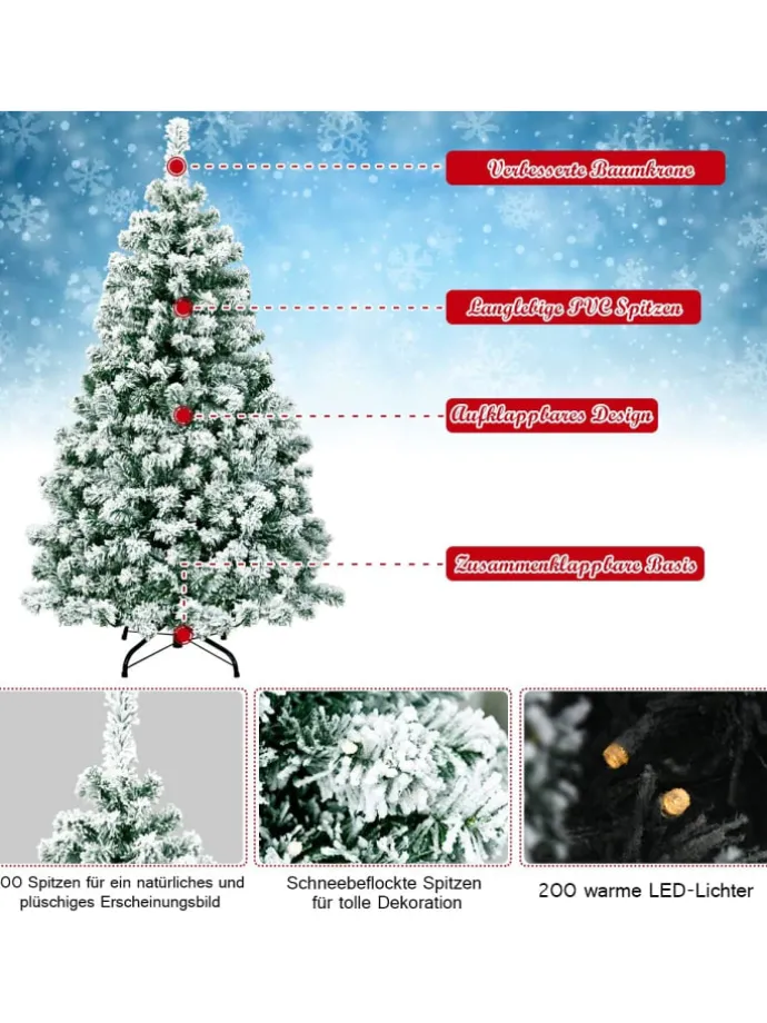 Künstlicher Weihnachtsbaum in Grün