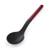 Kochlöffel "Classic" in Schwarz/ Rot - (L)34 cm