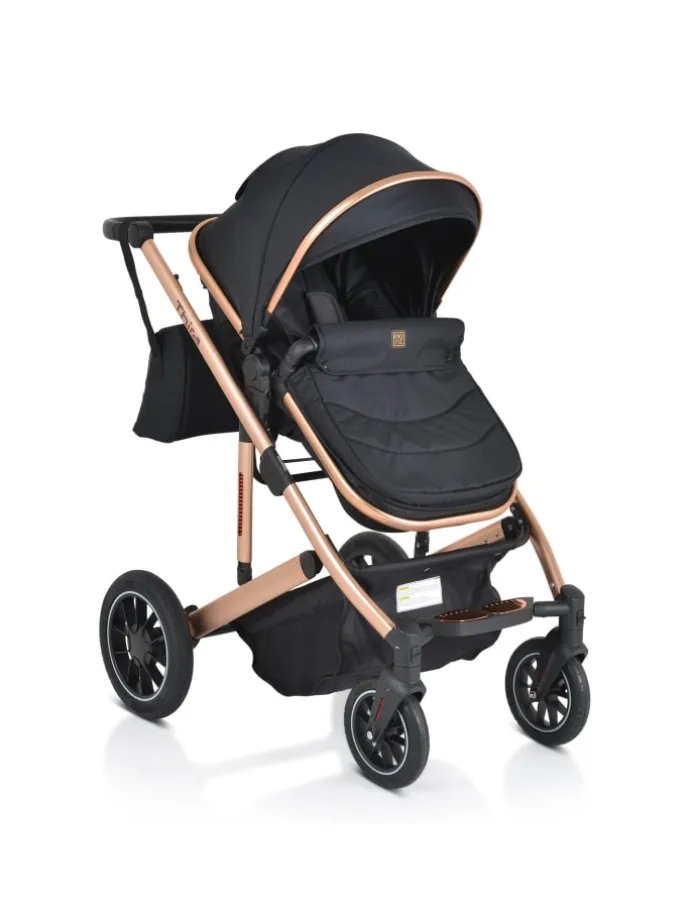 Kombikinderwagen 2 in 1 Thira in schwarz