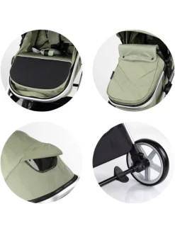 Kombikinderwagen 2 in 1 Vista in grün