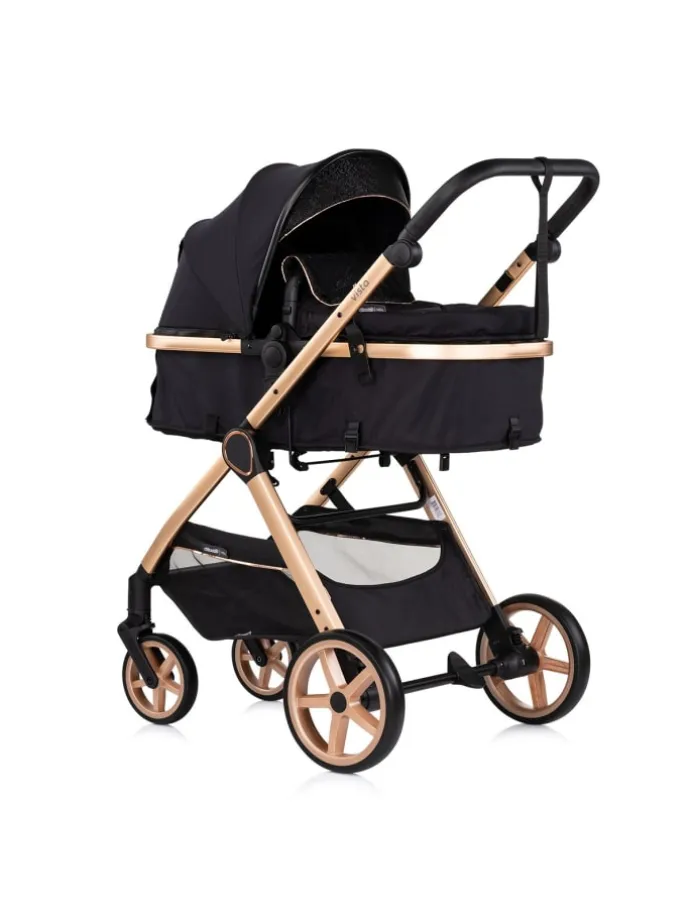 Kombikinderwagen 2 in 1 Vista in schwarz