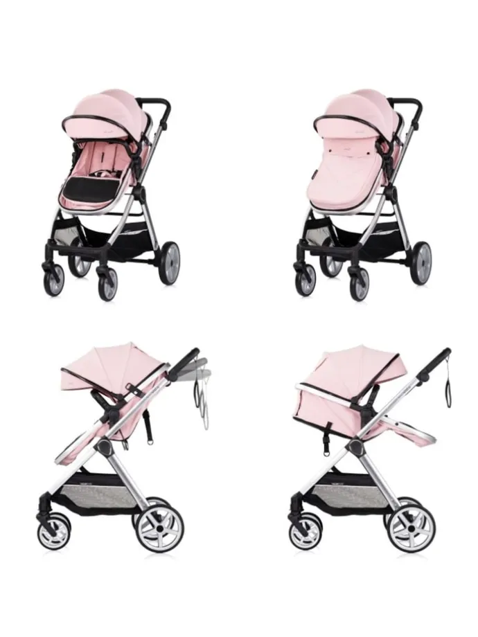 Kombikinderwagen 2 in 1 Vista in rosa